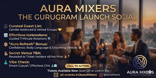 Aura Mixers: The Gurugram Launch Social