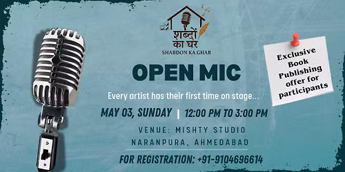 Shabdon Ka Ghar Presents Open Mic