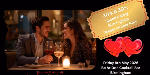 Speed Dating Singles Night Ages  20's and 30's Birmingham