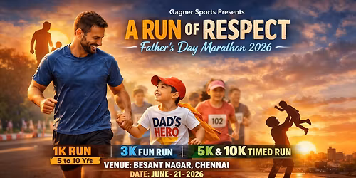 A Run of Respect. A Race of Love. Father\u2019s Day Marathon 2026