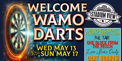 WAMO Darts Drink\/Dinner Stop