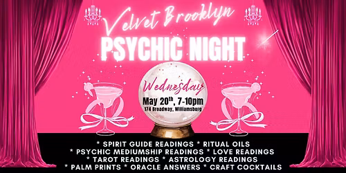 Velvet Brooklyn Psychic Night!