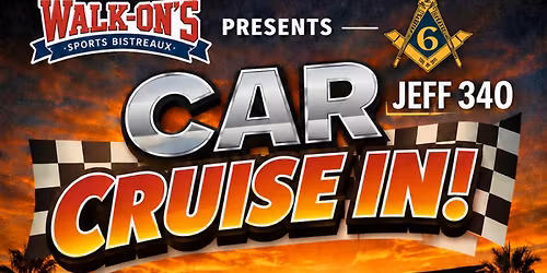 Walk-On's Sports Bistreaux - Clarksville, IN Cruise-In hosted by Jeff 340 Mason Lodge