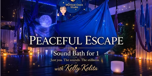 Peaceful Escape -Private 1 hr Sound Bath - one person w\/ CBD