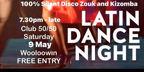 Club 50\/50 Latin Dance Night at Wooloowin