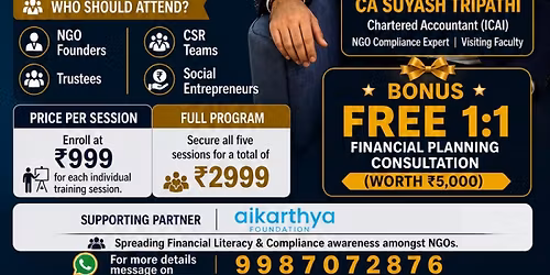 BUILD A LEGALLY COMPLIANT & FUNDING- READY NGO