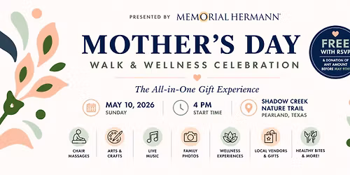 3rd Annual Mother's Day Walk & Wellness Celebration