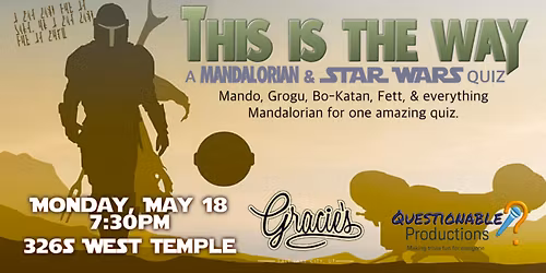 This is the Way - A QP Mandalorian & Star Wars Trivia Night