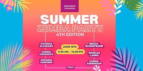 Zumba Summer Party, 4th ed in Stockholm