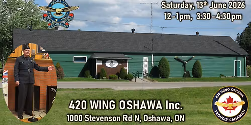 Timothy Wilford at 420 Wing Oshawa, WWII Music Show