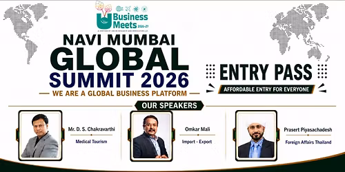 Navi Mumbai Global Summit India-Thailand Entry Pass