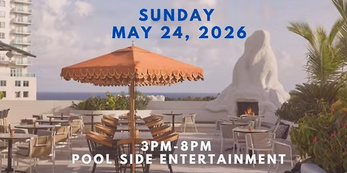 Mayfair Rooftop Pool Party! SALSA-BACHATA-MERENGUE