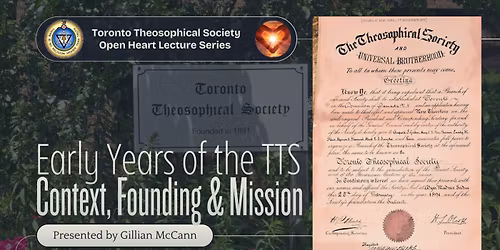 Free Lecture: Early Years of the TTS ~ Context, Founding & Mission