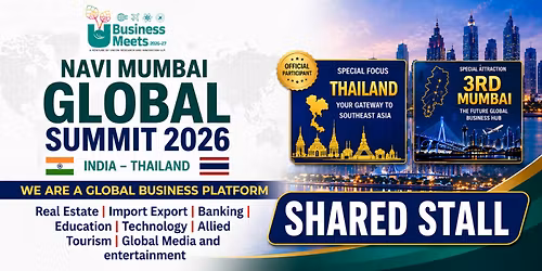 NaviMumbai GlobalSummit India-Thailand Shared stall