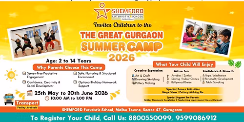SUMMER CAMP SHEMFORD GURUGRAM