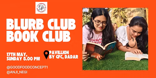 Blurb Club - Book Club Event May Edition