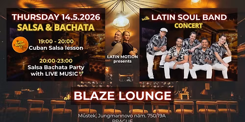 Salsa and Bachata Thursdays in Blaze Lounge and Club - Special CONCERT edition