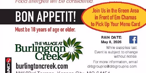 A Free Taste of The Village at Burlington Creek Event Happening Soon