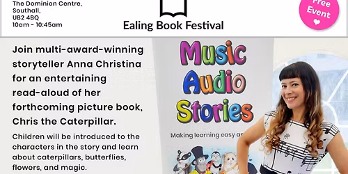 Free Storytime for Little Readers at Ealing Book Festival this May