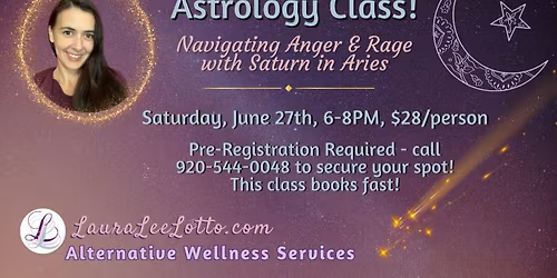 Saturn in Aries: Understanding Anger through Astrology 