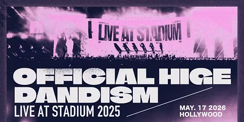 OFFICIAL HIGE DANDISM Concert Film \u2014 Exclusive Screening