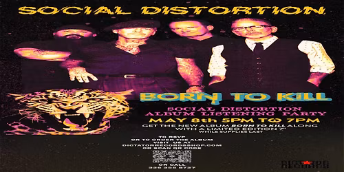 Social Distortion Album Listening Party