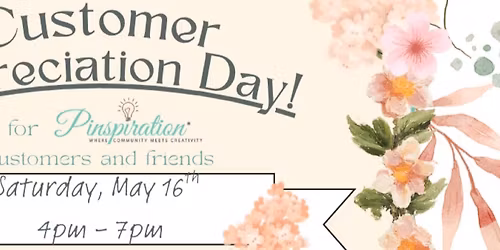Customer Appreciation Day at Pinspiration Prosper