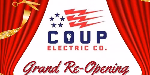 Grand Re-opening of Coup Electric Ribbon Cutting