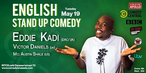 English Comedy at RITCS cafe Eddie Kadi