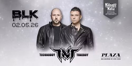 SAT 02 MAY - BLK Sydney ft. TNT