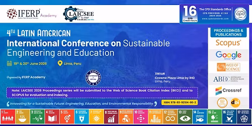 4th Latin American International Conference on Sustainable Engineering and Education LAICSEE-2026