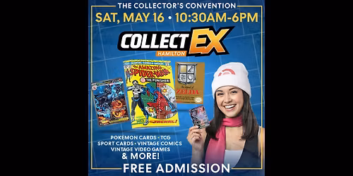 Collectex Hamilton Card, Comic and Video Games show