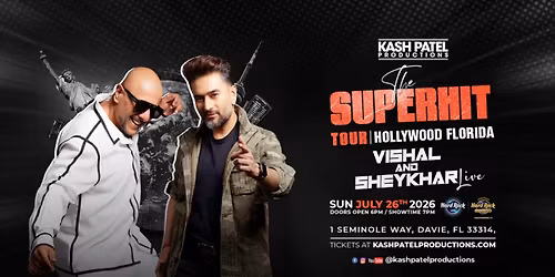 Vishal & Sheykhar "The Superhit Tour" Live at Hard Rock Live \u2013 July 26