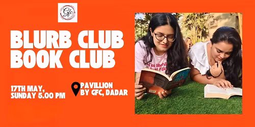 Blurb Club - Book Club Event May Edition