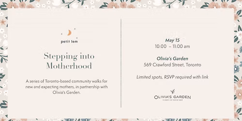 Stepping into Motherhood with Petit Lem — Olivia’s Garden