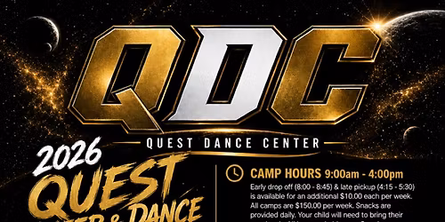 Quest Summer Dance and Cheer Camps 2026