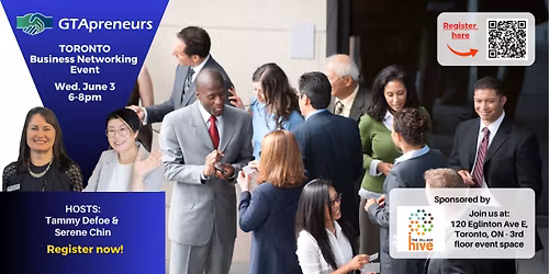 GTApreneurs June 3-2026 Downtown Toronto Business Networking Event
