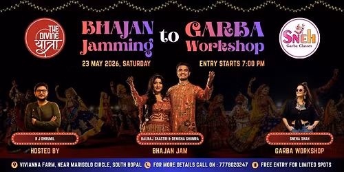 Bhajan Jamming x Garba Workshop
