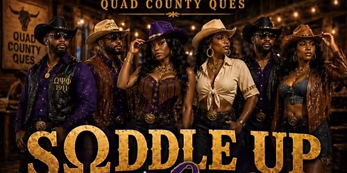 S\u03a9ddle Up w\/ the Ques host by "Quad County Ques"