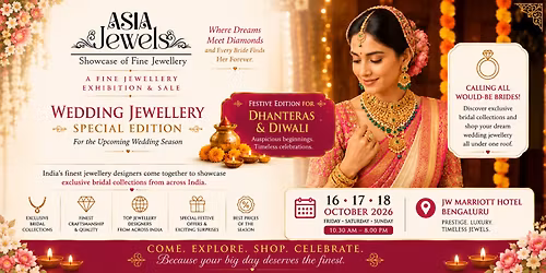 Asia Jewels Show Bangalore October 2026