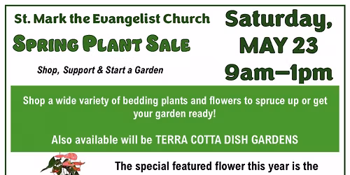 St. Mark's Plant and Flower Sale