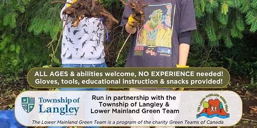 Make Friends & Remove Invasive Blackberry @ Derek Doubleday Arboretum, Langley!