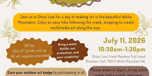 High Art Hike with Girl Scouts ~ Non-members Welcome!
