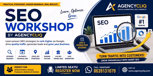 SEO Fundamentals Workshop For Free - Limited Seats 