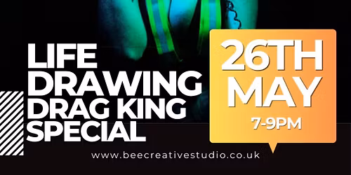 Life Drawing: Drag King Special with Ren Stardust
