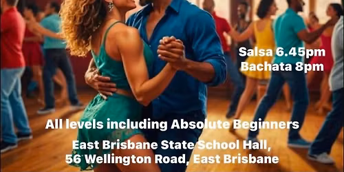 Salsa and Bachata Classes for all levels. Join us on ANY Tuesday!