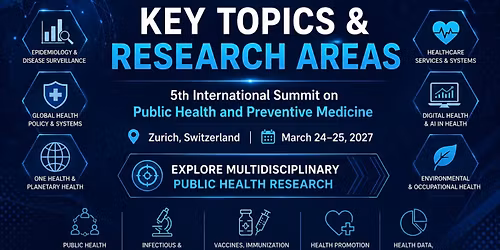 5th International Summit on Public Health and Preventive Medicine in Zurich, Switzerland