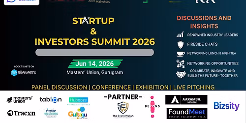 STARTUP & INVESTOR SUMMIT 2026 - Founders Connect