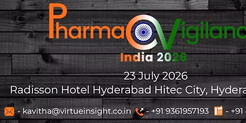42nd Pharmacovigilance India 2026