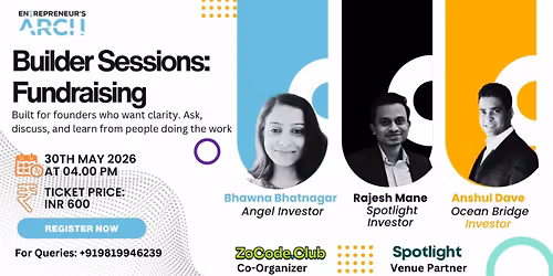 Builder Session: Pitch Session + Q&A + Curated Networking
